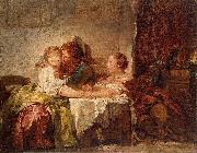Jean-Honore Fragonard, The Captured Kiss, the Hermitage, St. Petersburg